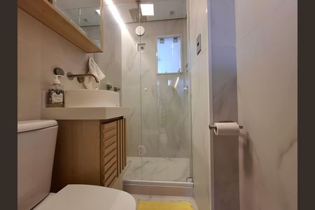 Banheiro  de apartamento para alugar com 1 quarto, 19m² em Lapa, Rio de Janeiro