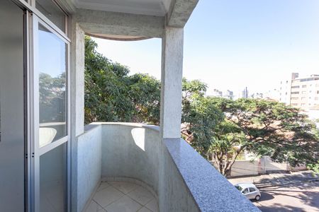Varanda da sala 1 de apartamento à venda com 4 quartos, 165m² em Castelo, Belo Horizonte