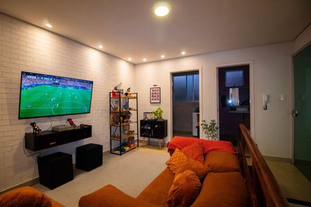 Sala de Tv de apartamento à venda com 3 quartos, 140m² em Estrela Dalva, Belo Horizonte