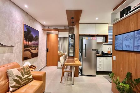 Sala  de apartamento para alugar com 1 quarto, 50m² em Copacabana, Rio de Janeiro