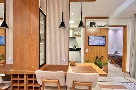 Cozinha de apartamento para alugar com 1 quarto, 50m² em Copacabana, Rio de Janeiro