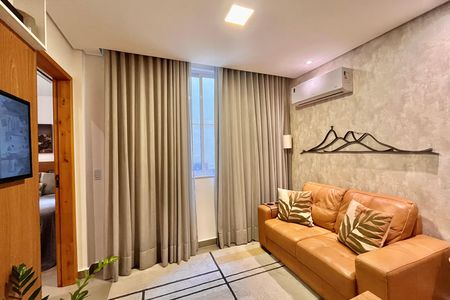 Sala  de apartamento para alugar com 1 quarto, 50m² em Copacabana, Rio de Janeiro