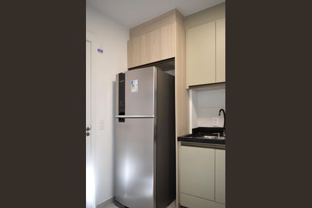 Sala/Cozinha Integrados de apartamento para alugar com 1 quarto, 27m² em Pinheiros, São Paulo