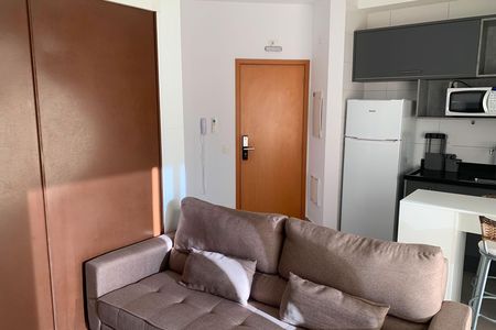 Sala de kitnet/studio para alugar com 1 quarto, 47m² em Boqueirão, Santos