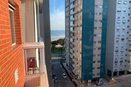 Varanda da Sala de kitnet/studio para alugar com 1 quarto, 47m² em Boqueirão, Santos