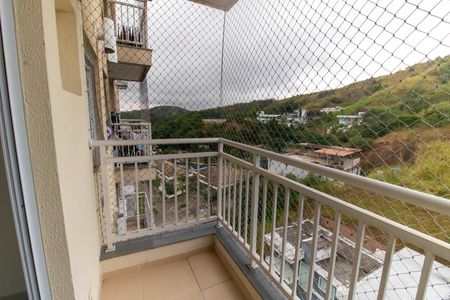 Varanda da Sala de apartamento para alugar com 2 quartos, 60m² em Maria Paula, Niterói