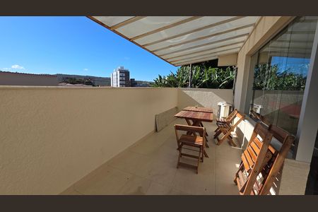 Varanda gourmet de kitnet/studio para alugar com 1 quarto, 18m² em Miguel A Salomão, Lagoa Santa