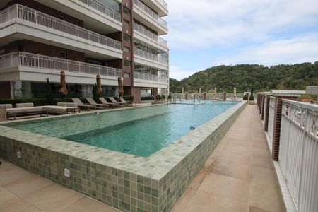 Área comum - Piscina de apartamento para alugar com 2 quartos, 85m² em Canto do Forte, Praia Grande