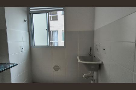 Cozinha e Área de Serviço  de apartamento à venda com 2 quartos, 44m² em Vargem Grande, Rio de Janeiro