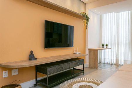 Sala de apartamento para alugar com 2 quartos, 70m² em Córrego Grande, Florianópolis