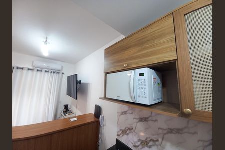 Studio para alugar com 30m², 1 quarto e sem vaga Studio para alugar com 30m², 1 quarto e sem vagaCozinha - Armários