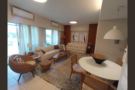 Sala de apartamento para alugar com 1 quarto, 85m² em Barra da Tijuca, Rio de Janeiro