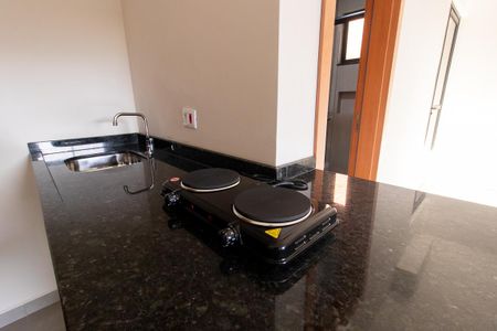 Cozinha - Armários de apartamento para alugar com 1 quarto, 30m² em São Pedro, São José dos Pinhais