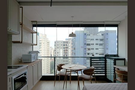 Estúdio de kitnet/studio para alugar com 1 quarto, 25m² em Pinheiros, São Paulo