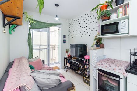Sala de apartamento à venda com 1 quarto, 32m² em Vila Palmeiras, São Paulo