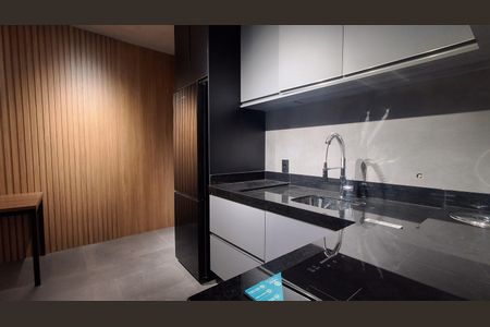 Cozinha  de kitnet/studio para alugar com 1 quarto, 40m² em Santa Paula, São Caetano do Sul