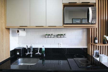 Cozinha de apartamento à venda com 1 quarto, 30m² em Vila Olímpia, São Paulo