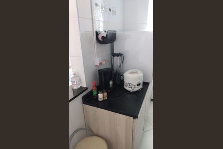 Cozinha de apartamento para alugar com 1 quarto, 63m² em Vilamar, Praia Grande