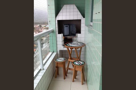 Varanda de apartamento para alugar com 1 quarto, 63m² em Vilamar, Praia Grande