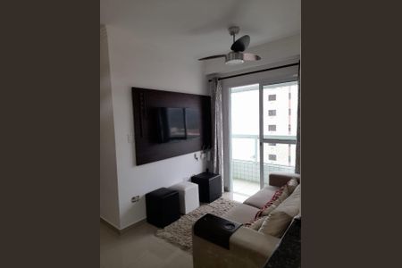 Sala de apartamento para alugar com 1 quarto, 63m² em Vilamar, Praia Grande