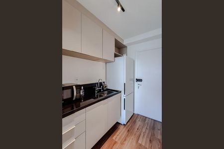 Cozinha de kitnet/studio para alugar com 1 quarto, 24m² em Jardim Vila Mariana, São Paulo