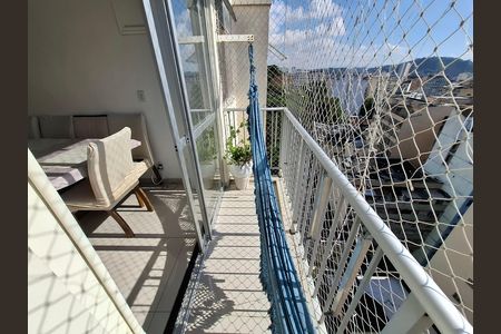 Varanda  de apartamento para alugar com 2 quartos, 68m² em Lapa, Rio de Janeiro