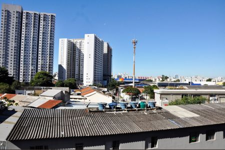 Detalhe - Kitnet / studio - Vista do Quarto e Cozinha de apartamento para alugar com 1 quarto, 17m² em Vila Arcadia, São Paulo