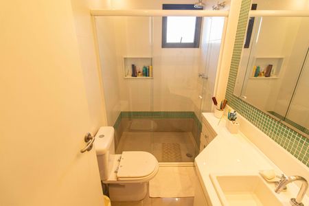 Banheiro da Suíte 1 de apartamento à venda com 4 quartos, 200m² em Jardim Vila Mariana, São Paulo