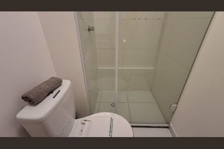 Banheiro  de kitnet/studio à venda com 1 quarto, 25m² em Vila Campestre, São Bernardo do Campo