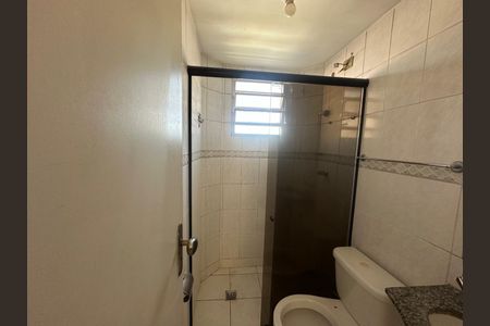 Banheiro social de apartamento para alugar com 2 quartos, 45m² em Jardim Montanhês, Belo Horizonte