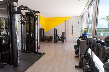 Apartamento para alugar com 115m², 2 quartos e 3 vagas Apartamento para alugar com 115m², 2 quartos e 3 vagasÁrea comum - Academia
