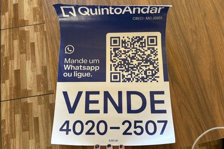 Plaquinha Instalada de apartamento à venda com 2 quartos, 49m² em Santa Amelia, Belo Horizonte