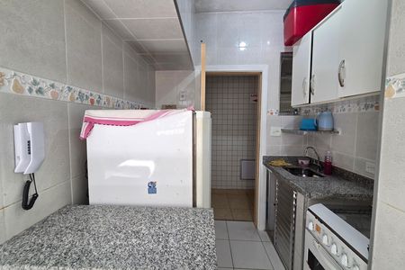Cozinha de kitnet/studio para alugar com 1 quarto, 30m² em Cidade Ocian, Praia Grande