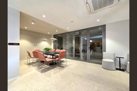Área comum - Coworking de apartamento à venda com 1 quarto, 37m² em Indianópolis, São Paulo