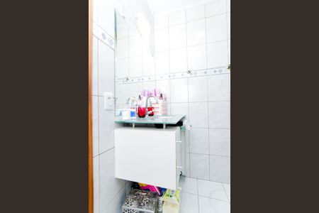 Banheiro da Suíte de apartamento à venda com 2 quartos, 56m² em Picanço, Guarulhos