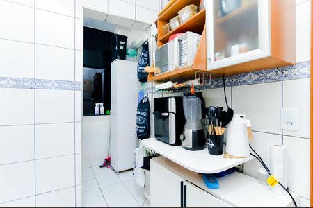 Cozinha de apartamento à venda com 2 quartos, 56m² em Picanço, Guarulhos