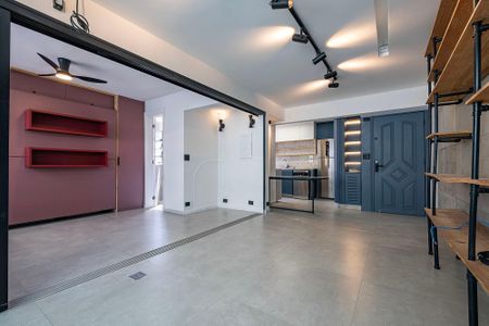 Sala de apartamento para alugar com 1 quarto, 46m² em Cerqueira César, São Paulo