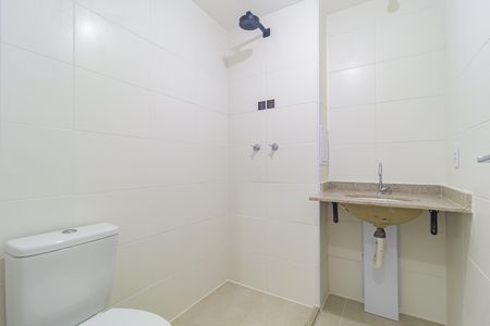 Banheiro de kitnet/studio à venda com 1 quarto, 24m² em Alto da Mooca, São Paulo