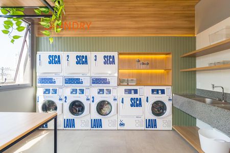 Studio à venda com 24m², 1 quarto e sem vaga Studio à venda com 24m², 1 quarto e sem vagaLavanderia