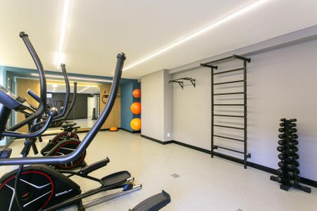 Apartamento para alugar com 26m², 1 quarto e sem vaga Apartamento para alugar com 26m², 1 quarto e sem vagaÁrea Comum - Academia