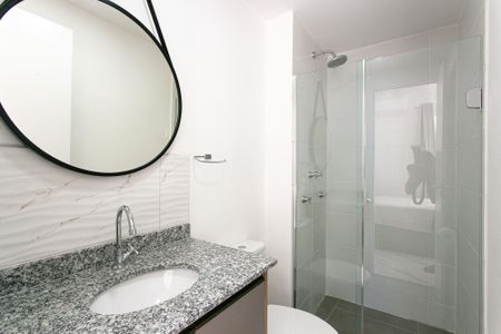 Apartamento para alugar com 26m², 1 quarto e sem vaga Apartamento para alugar com 26m², 1 quarto e sem vagaBanheiro