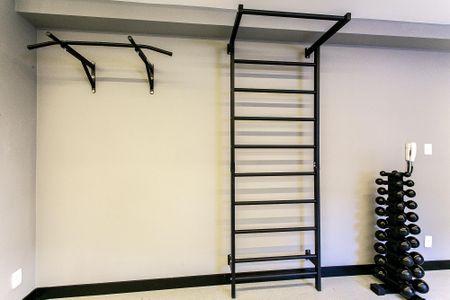 Apartamento para alugar com 26m², 1 quarto e sem vaga Apartamento para alugar com 26m², 1 quarto e sem vagaÁrea Comum - Academia