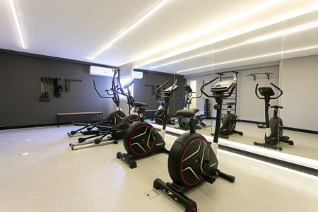 Apartamento para alugar com 26m², 1 quarto e sem vaga Apartamento para alugar com 26m², 1 quarto e sem vagaÁrea Comum - Academia