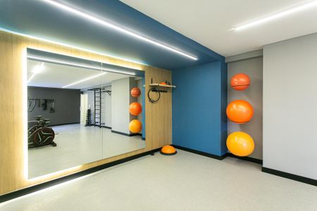 Apartamento para alugar com 26m², 1 quarto e sem vaga Apartamento para alugar com 26m², 1 quarto e sem vagaÁrea Comum - Academia
