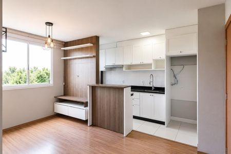 Sala de apartamento para alugar com 2 quartos, 52m² em Olaria, Canoas
