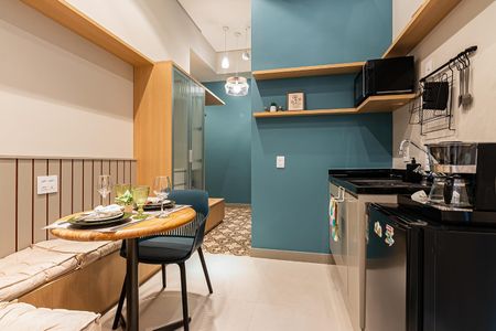 Studio à venda com 34m², 1 quarto e sem vaga Studio à venda com 34m², 1 quarto e sem vagaCozinha
