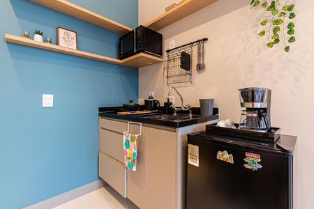 Studio à venda com 34m², 1 quarto e sem vaga Studio à venda com 34m², 1 quarto e sem vagaCozinha