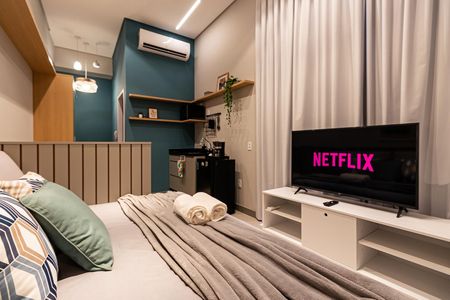 Studio à venda com 34m², 1 quarto e sem vaga Studio à venda com 34m², 1 quarto e sem vagaSala/Quarto