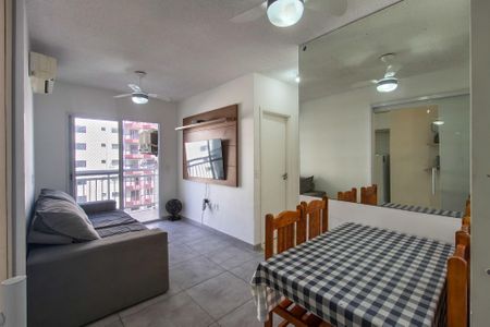 Sala de apartamento para alugar com 2 quartos, 72m² em Vila Assuncao, Praia Grande