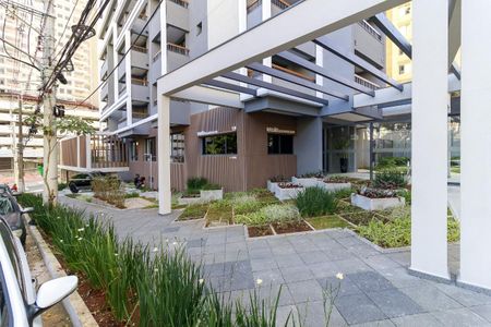 Fachada de kitnet/studio para alugar com 1 quarto, 29m² em Brooklin, São Paulo